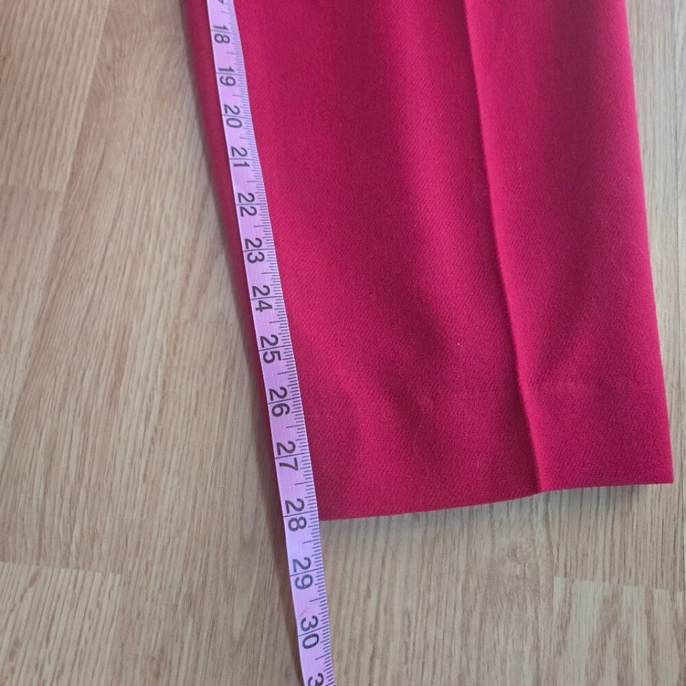 Vintage Sag‎ Harbor Red Wool Pleated Pants - Picture 5 of 5